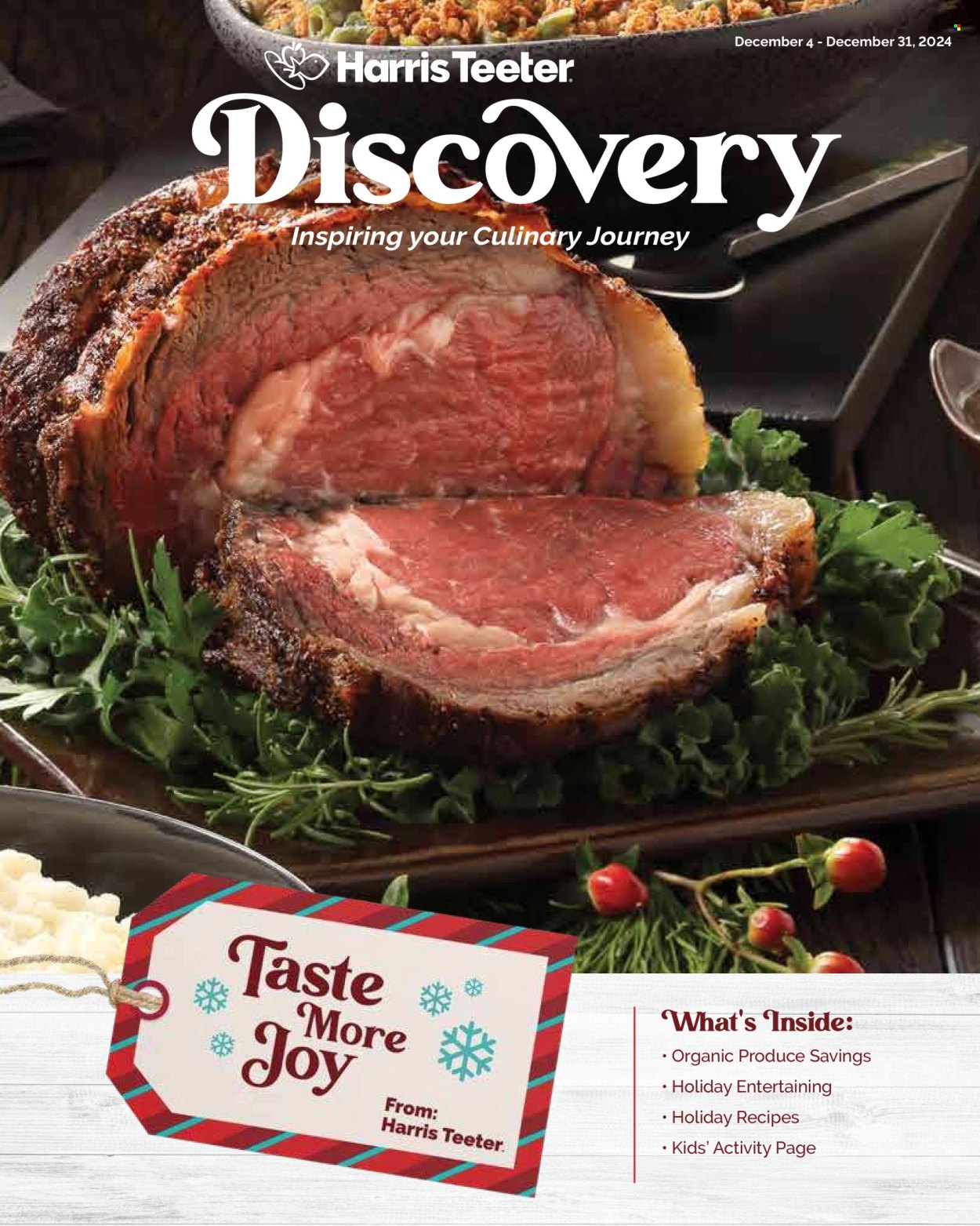 Harris Teeter ad - 12/04/2024 - 12/31/2024. Page 1