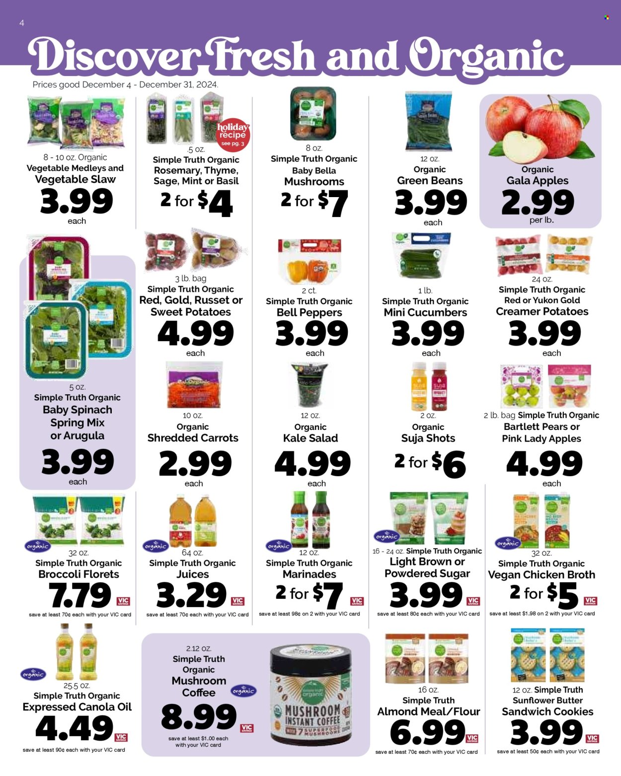 Harris Teeter ad - 12/04/2024 - 12/31/2024. Page 4