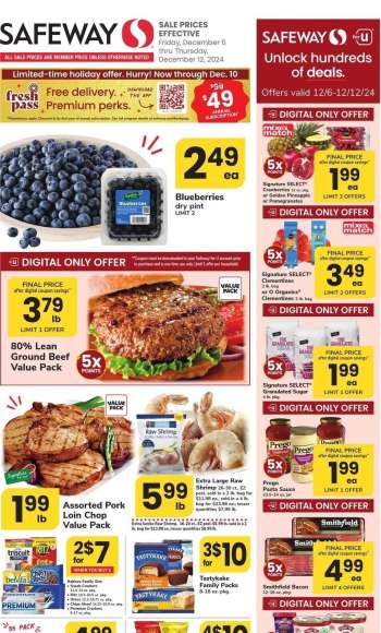 Safeway Flyer - 12/06/2024 - 12/12/2024.