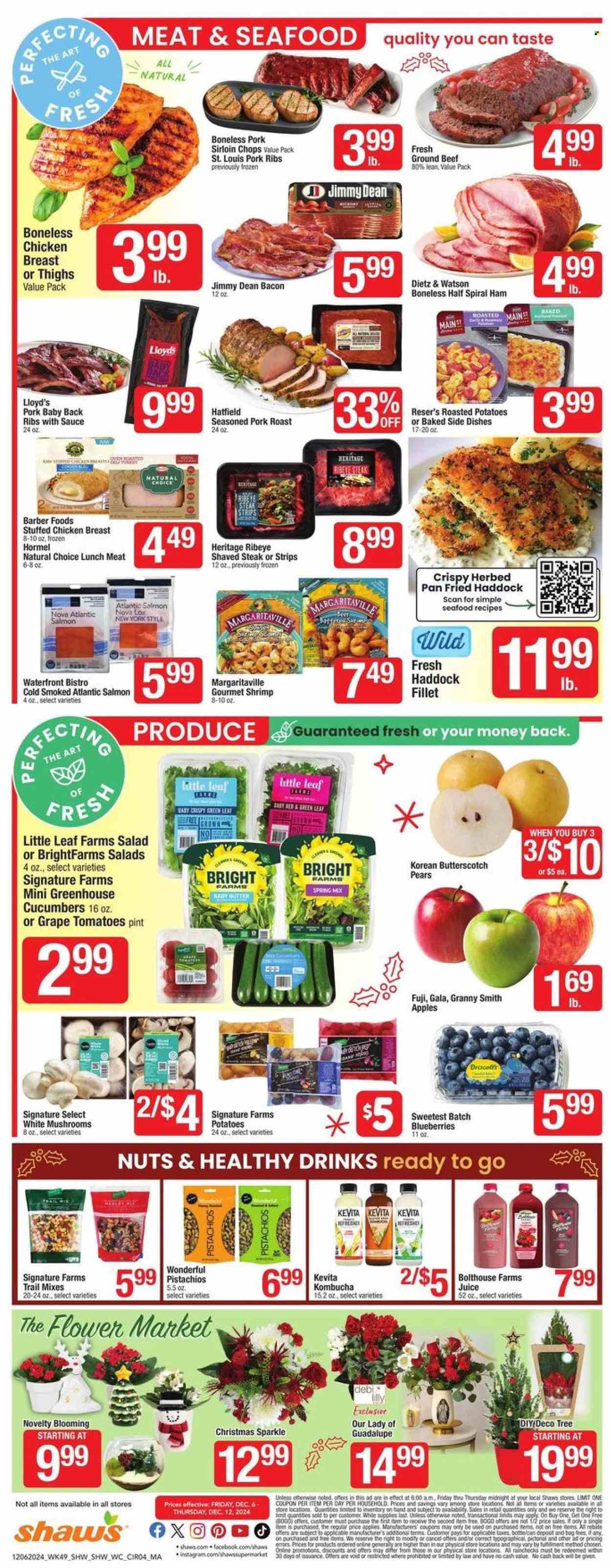 Shaw’s ad - 12/06/2024 - 12/12/2024. Page 4