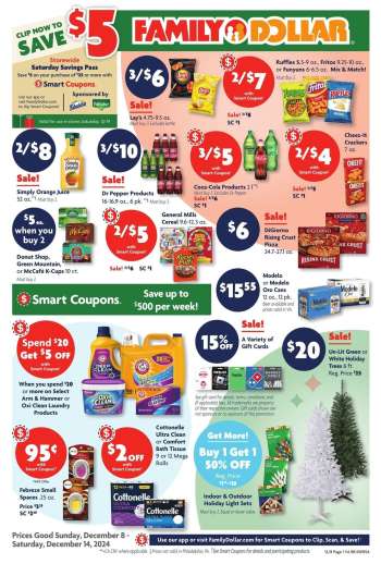 Family Dollar Flyer - 12/08/2024 - 12/14/2024.