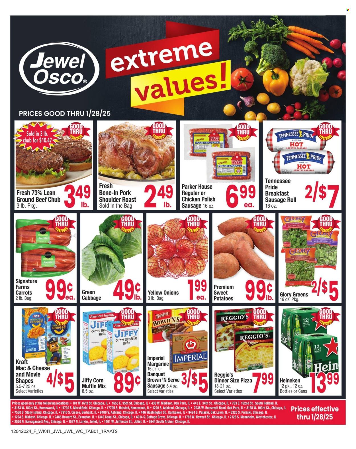 Jewel Osco ad - 12/04/2024 - 01/28/2025. Page 1