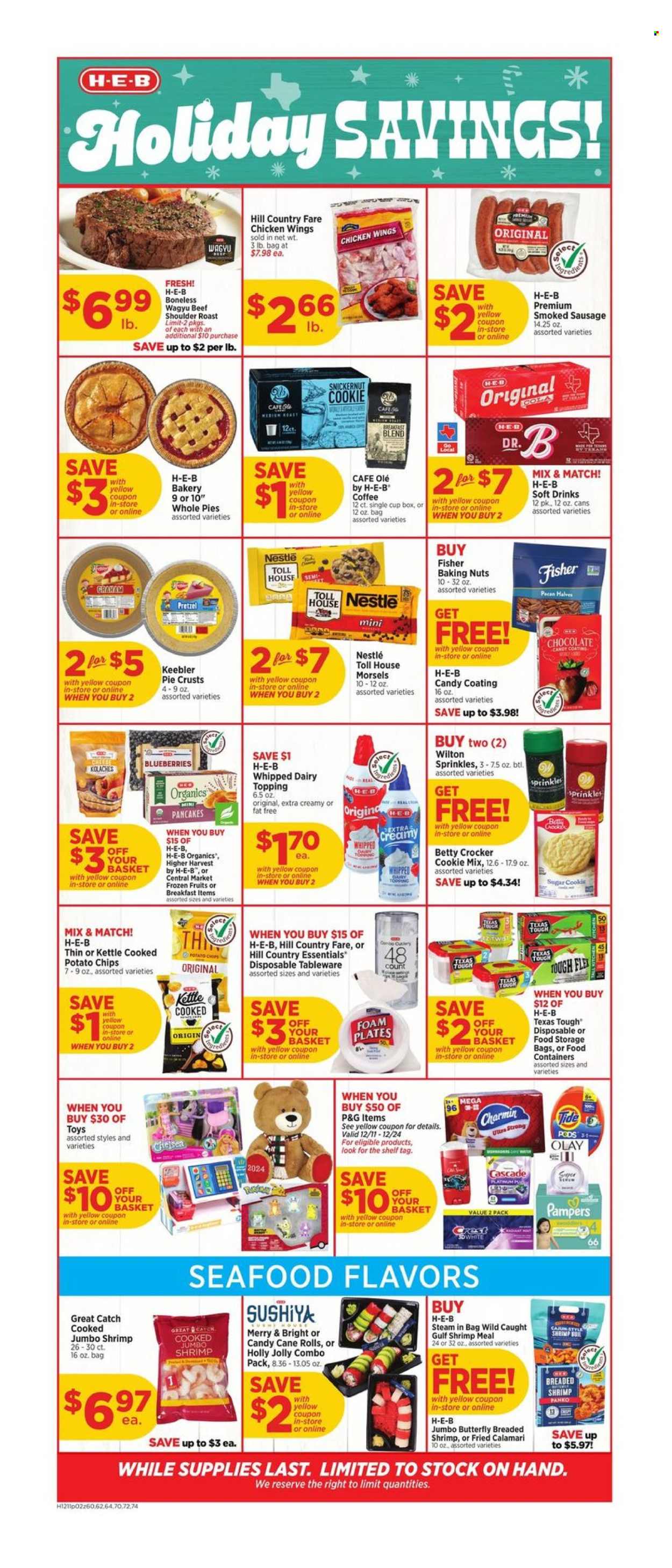 H-E-B ad - 12/11/2024 - 12/17/2024. Page 2