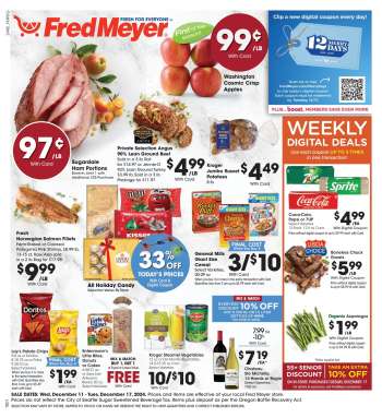 Fred Meyer Flyer - 12/11/2024 - 12/17/2024.