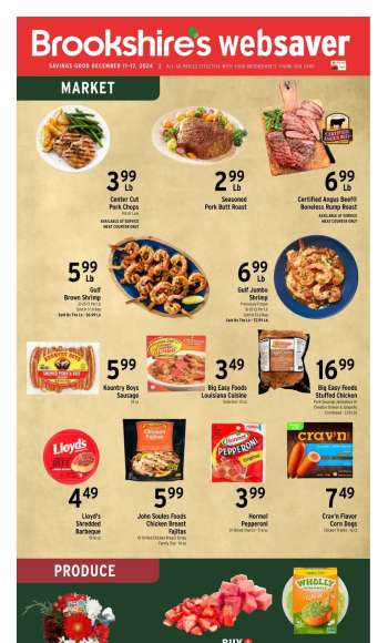 Brookshires Flyer - 12/11/2024 - 12/17/2024.
