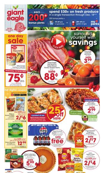 Giant Eagle Flyer - 12/12/2024 - 12/18/2024.
