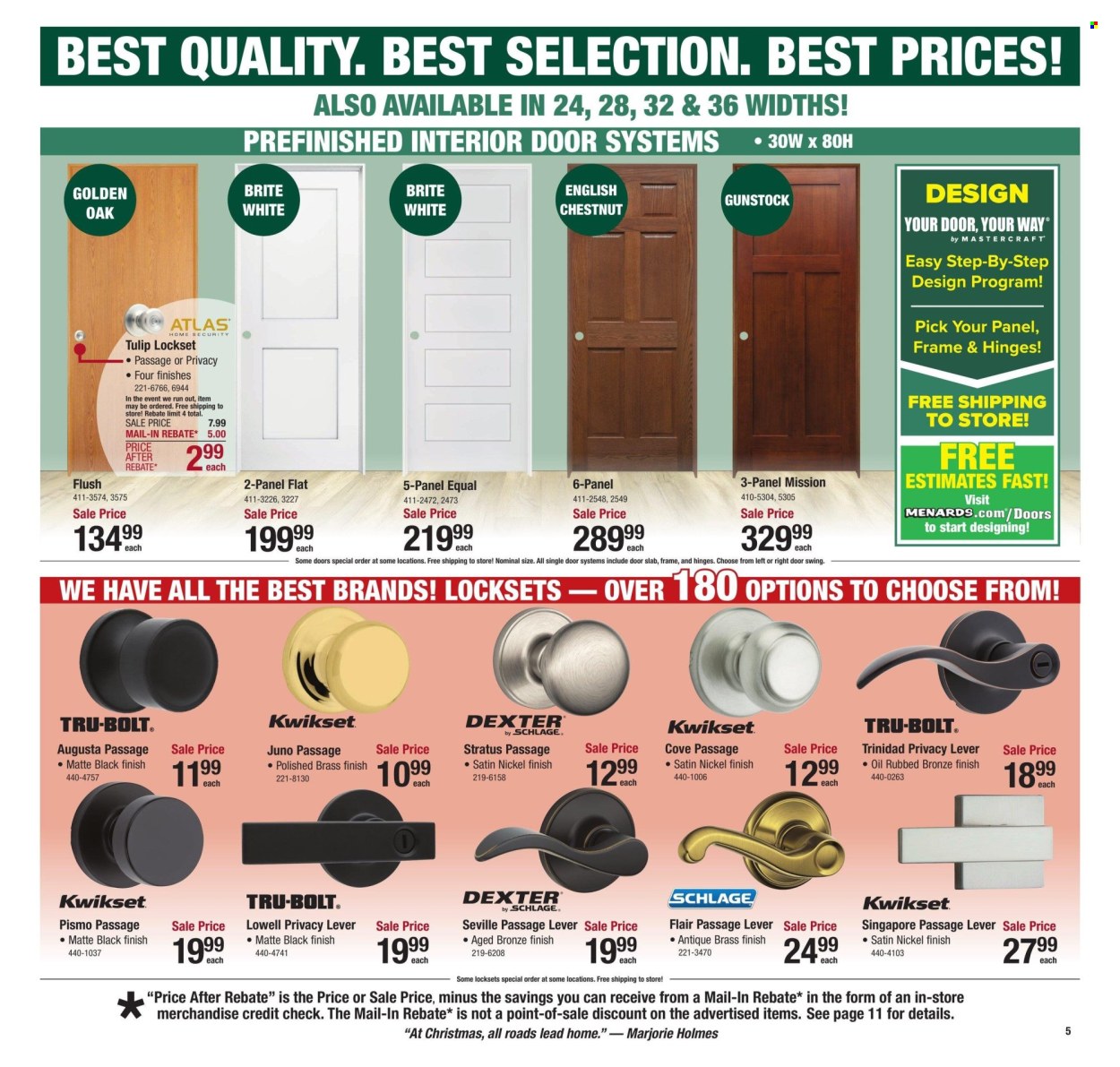Menards ad - 12/12/2024 - 12/24/2024. Page 9