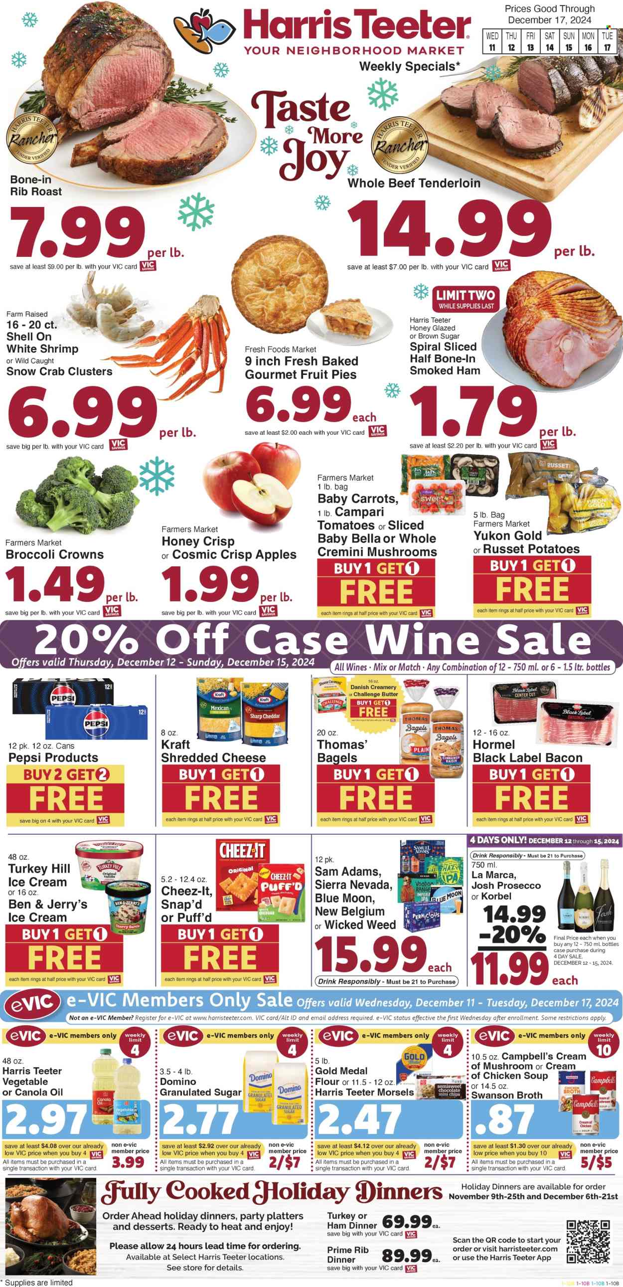 Harris Teeter ad - 12/11/2024 - 12/17/2024. Page 1