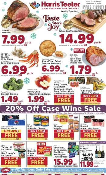 Harris Teeter Flyer - 12/11/2024 - 12/17/2024.