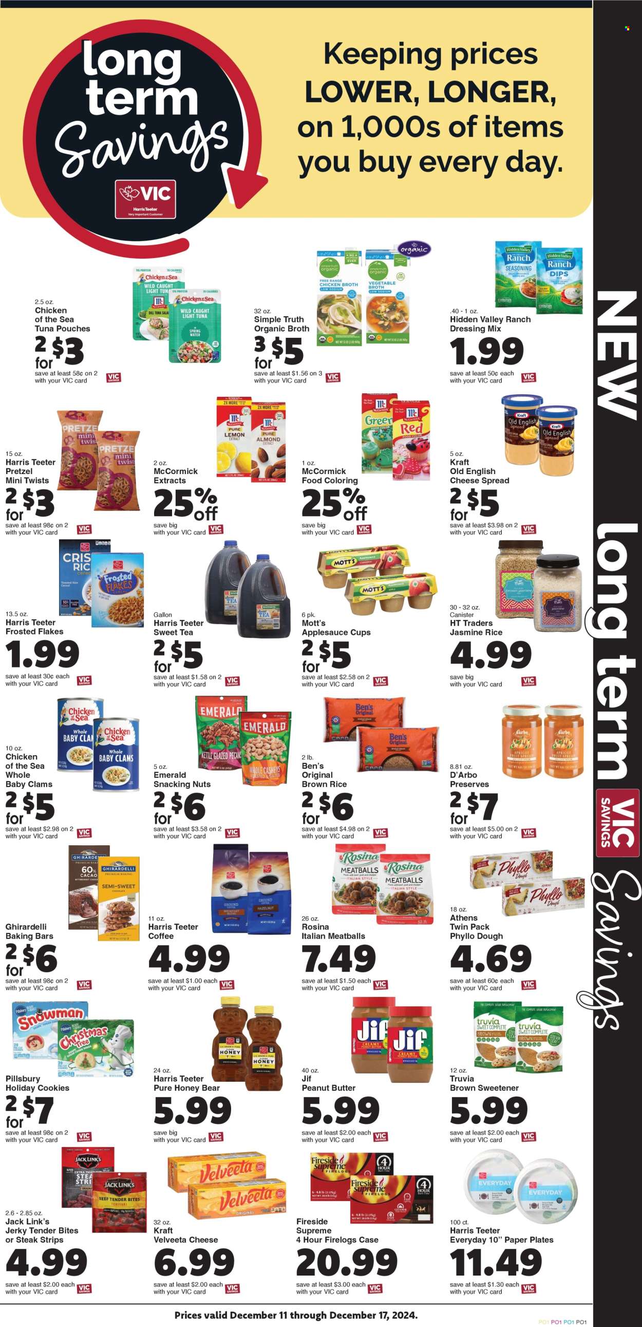 Harris Teeter ad - 12/11/2024 - 12/17/2024. Page 8