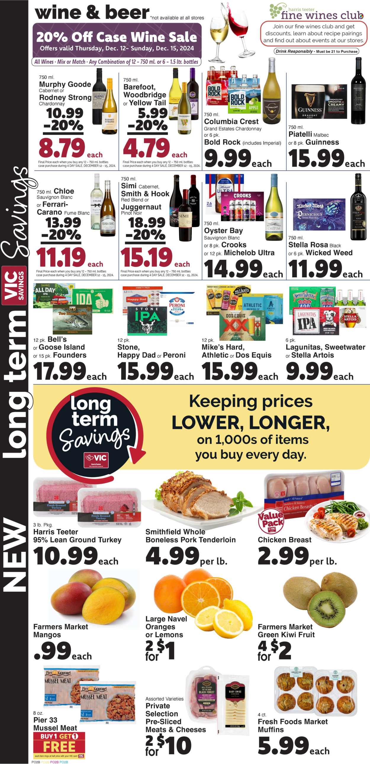 Harris Teeter ad - 12/11/2024 - 12/17/2024. Page 9