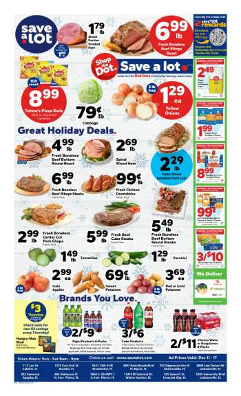 Save a Lot Flyer - 12/11/2024 - 12/17/2024.