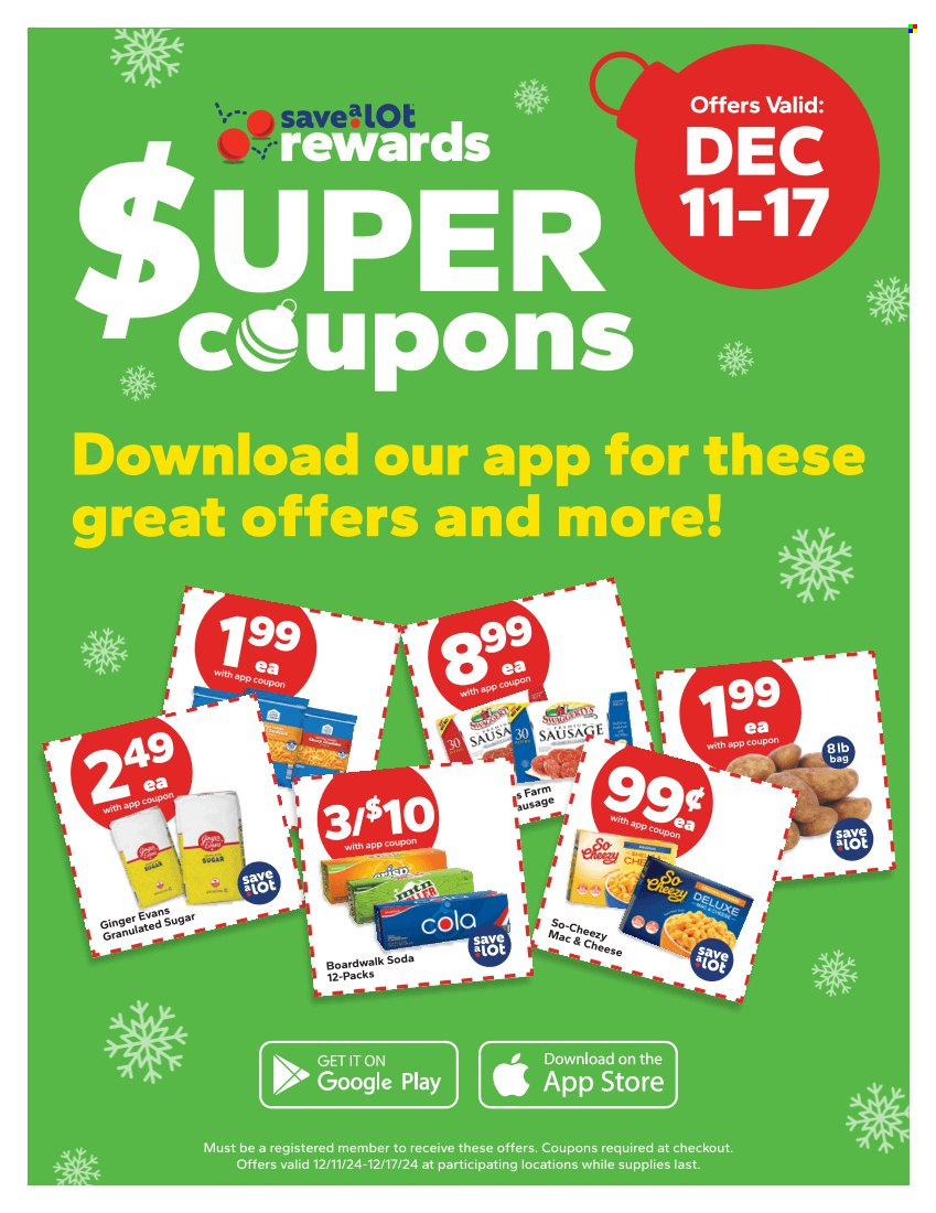 Save a Lot ad - 12/11/2024 - 12/17/2024. Page 1