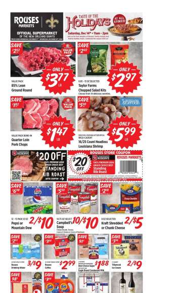 Rouses Markets Flyer - 12/11/2024 - 12/18/2024.