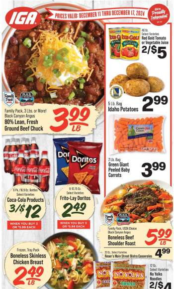 IGA Flyer - 12/11/2024 - 12/17/2024.