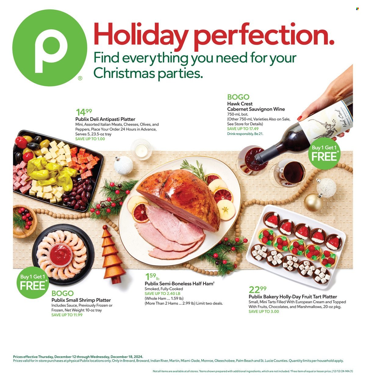 Publix ad - 12/12/2024 - 12/18/2024. Page 1