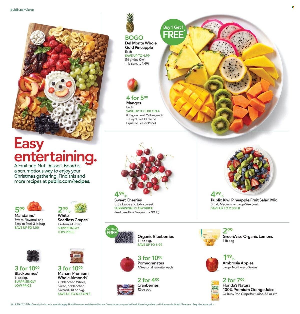Publix ad - 12/12/2024 - 12/18/2024. Page 8