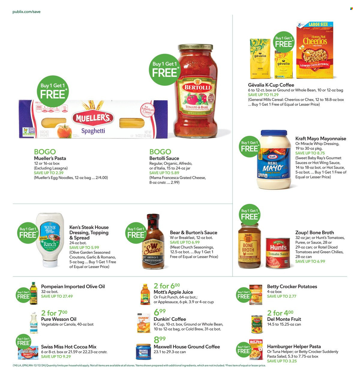 Publix ad - 12/12/2024 - 12/18/2024. Page 14
