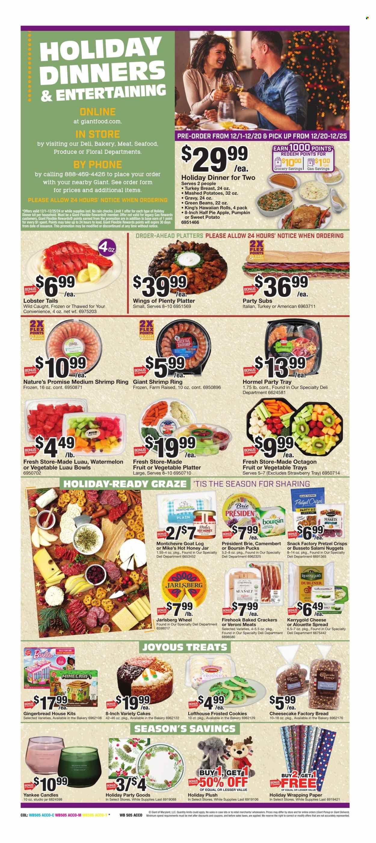 Giant Food ad - 12/13/2024 - 12/19/2024. Page 2