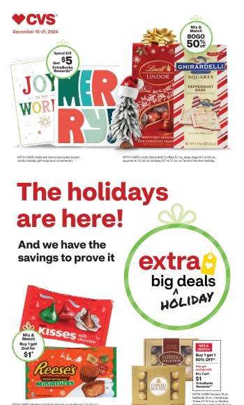 CVS Pharmacy Flyer - 12/15/2024 - 12/21/2024.