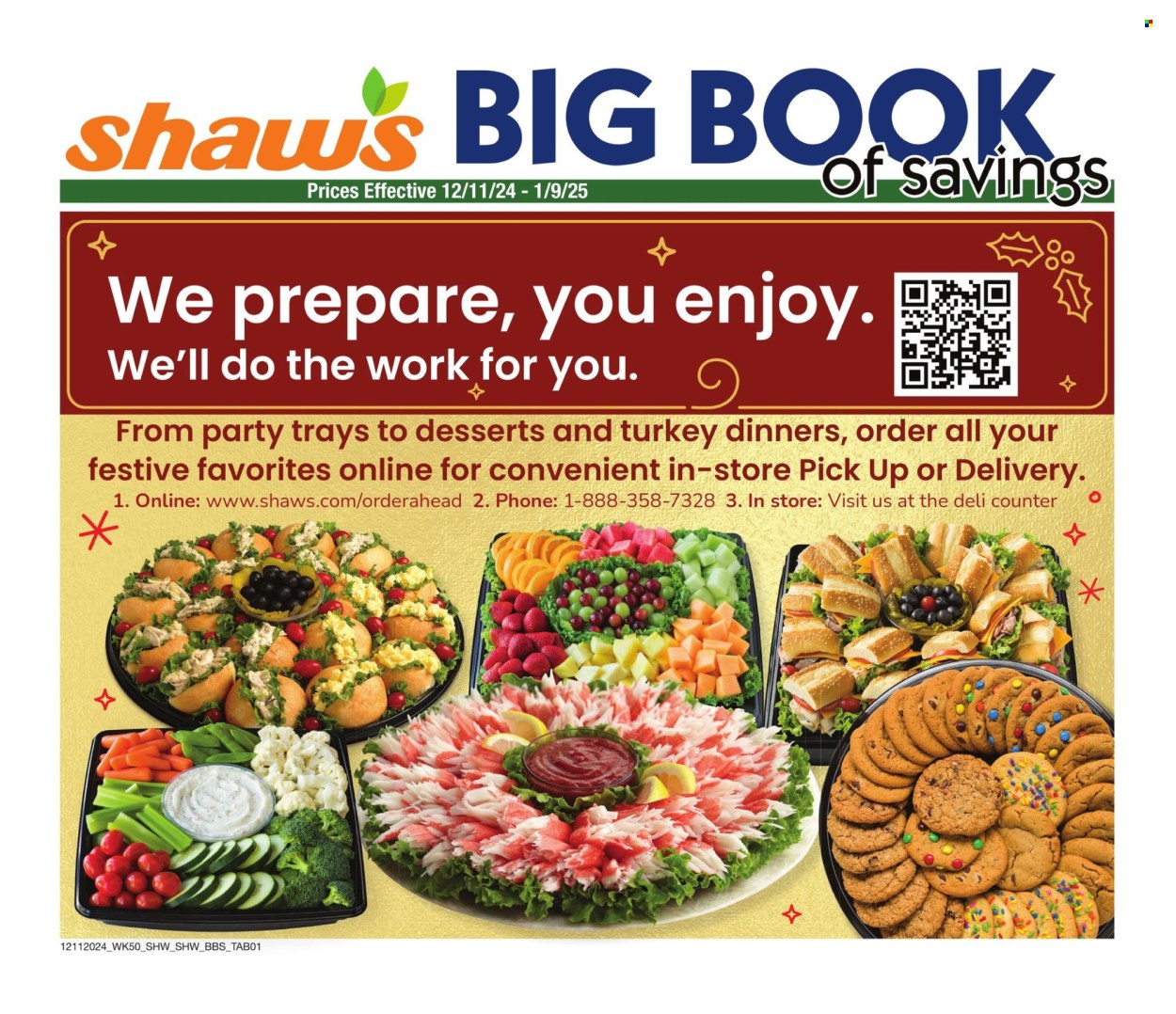 Shaw’s ad - 12/11/2024 - 01/09/2025. Page 1