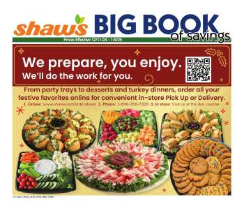 Shaw’s Flyer - 12/11/2024 - 01/09/2025.