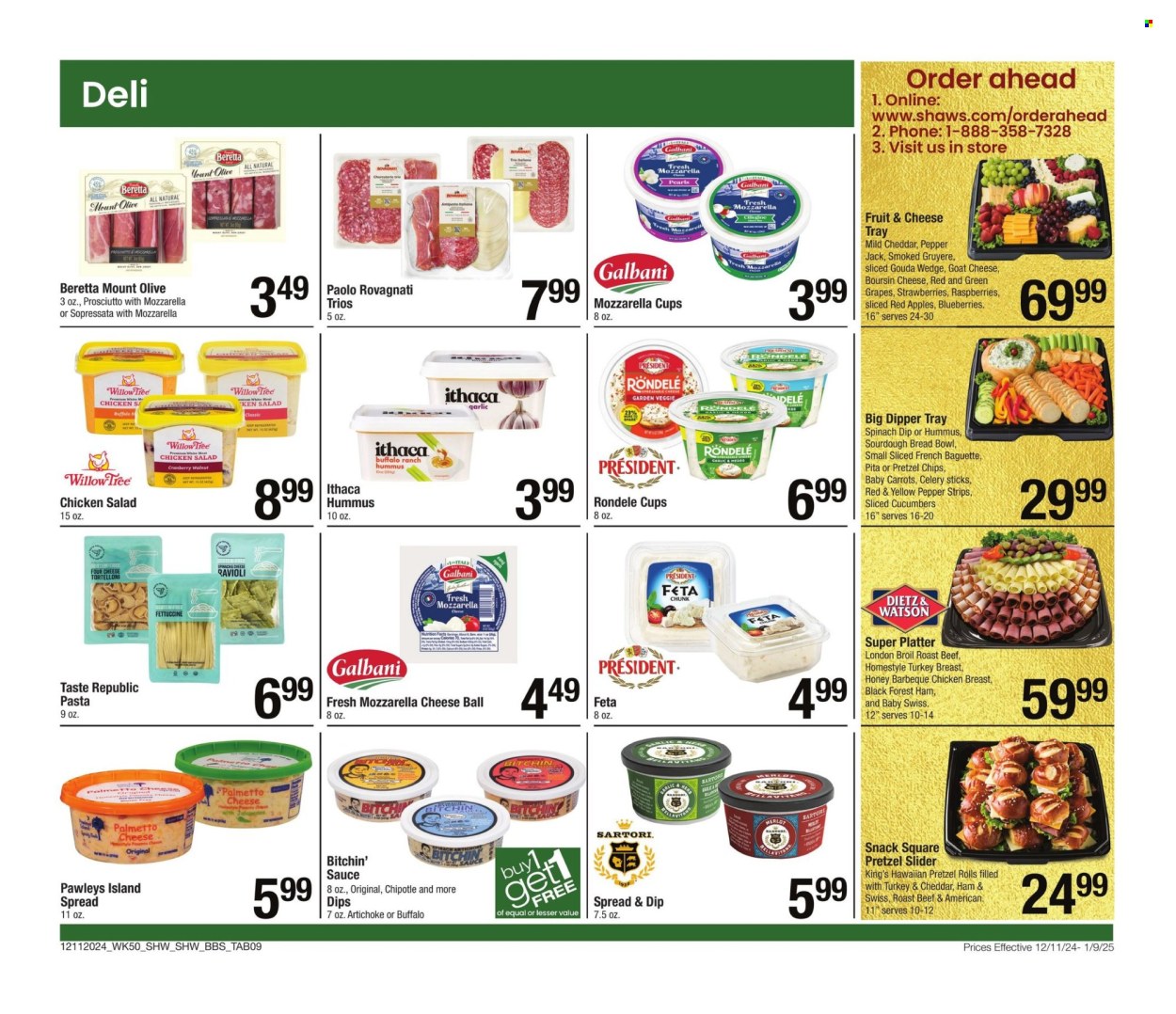 Shaw’s ad - 12/11/2024 - 01/09/2025. Page 9