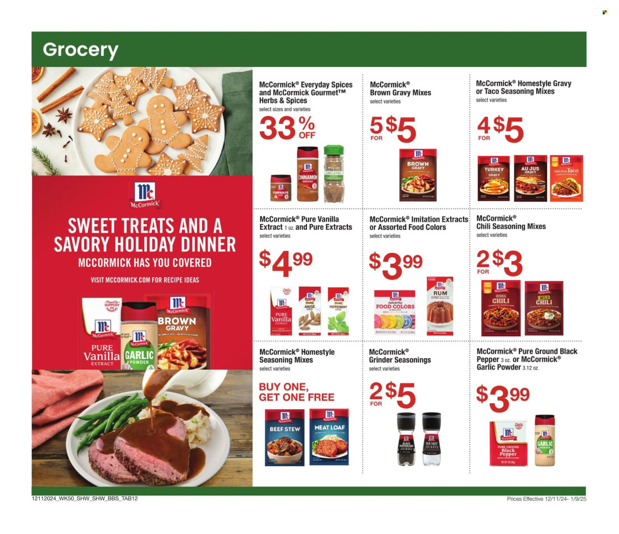 Shaw’s ad - 12/11/2024 - 01/09/2025. Page 12
