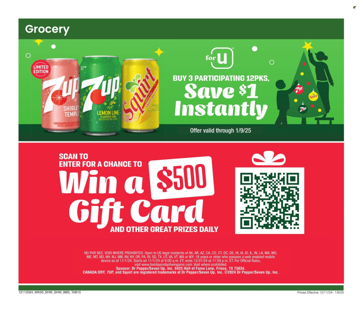 Shaw’s ad - 12/11/2024 - 01/09/2025. Page 15