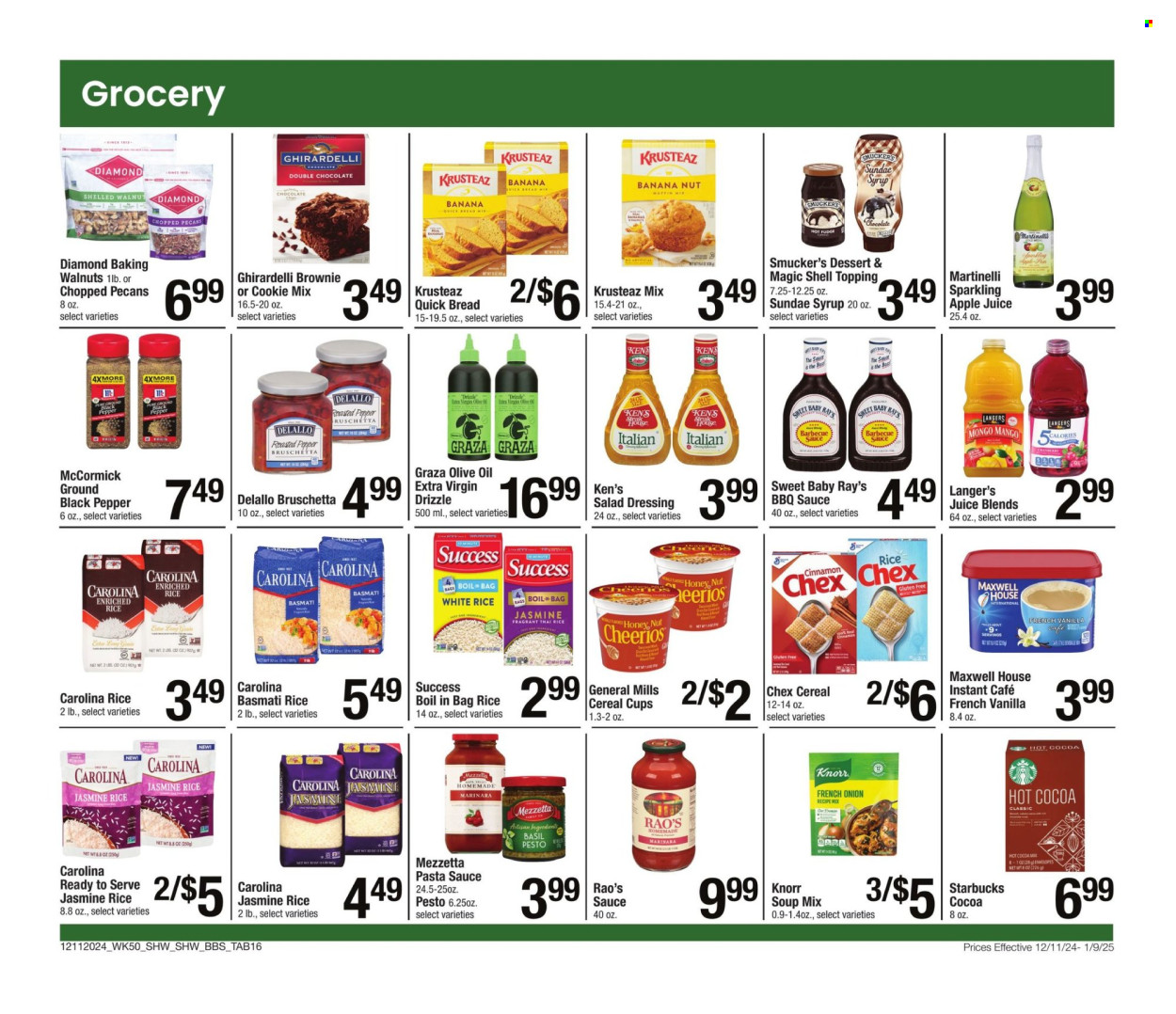 Shaw’s ad - 12/11/2024 - 01/09/2025. Page 16