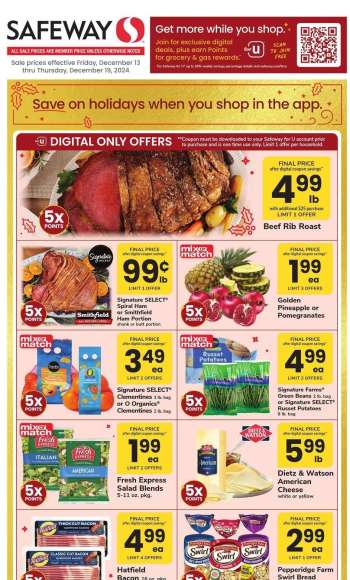 Safeway Flyer - 12/13/2024 - 12/19/2024.