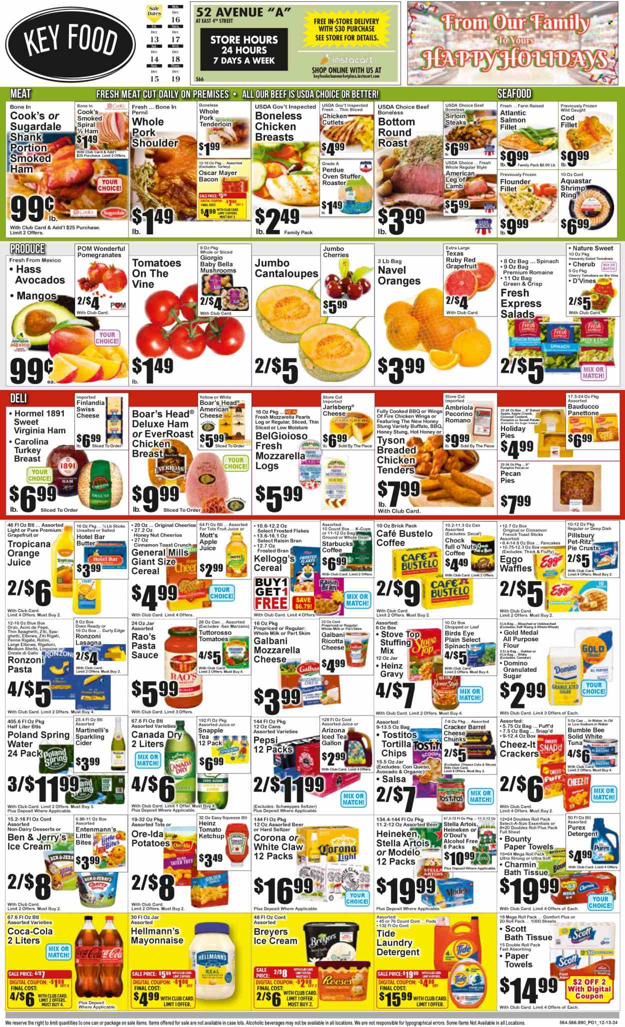 Key Food ad - 12/13/2024 - 12/19/2024. Page 1