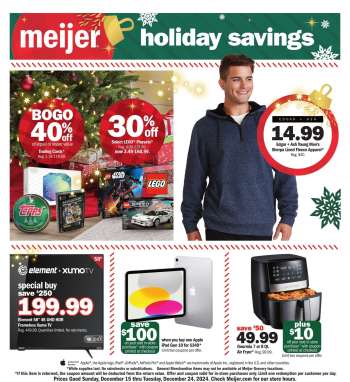 Meijer Flyer - 12/15/2024 - 12/24/2024.