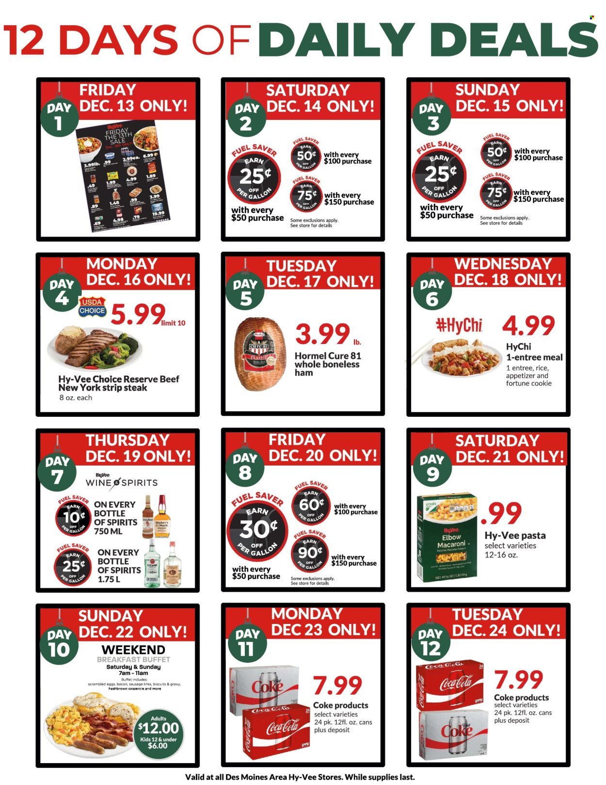Hy-Vee ad - 12/13/2024 - 12/24/2024. Page 1