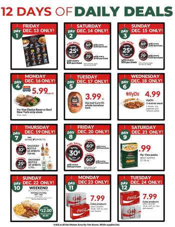 Hy-Vee Flyer - 12/13/2024 - 12/24/2024.