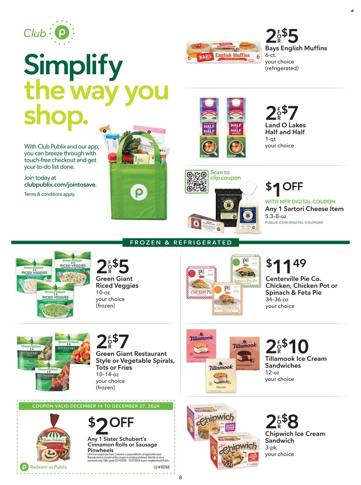 Publix ad - 12/14/2024 - 12/27/2024. Page 8