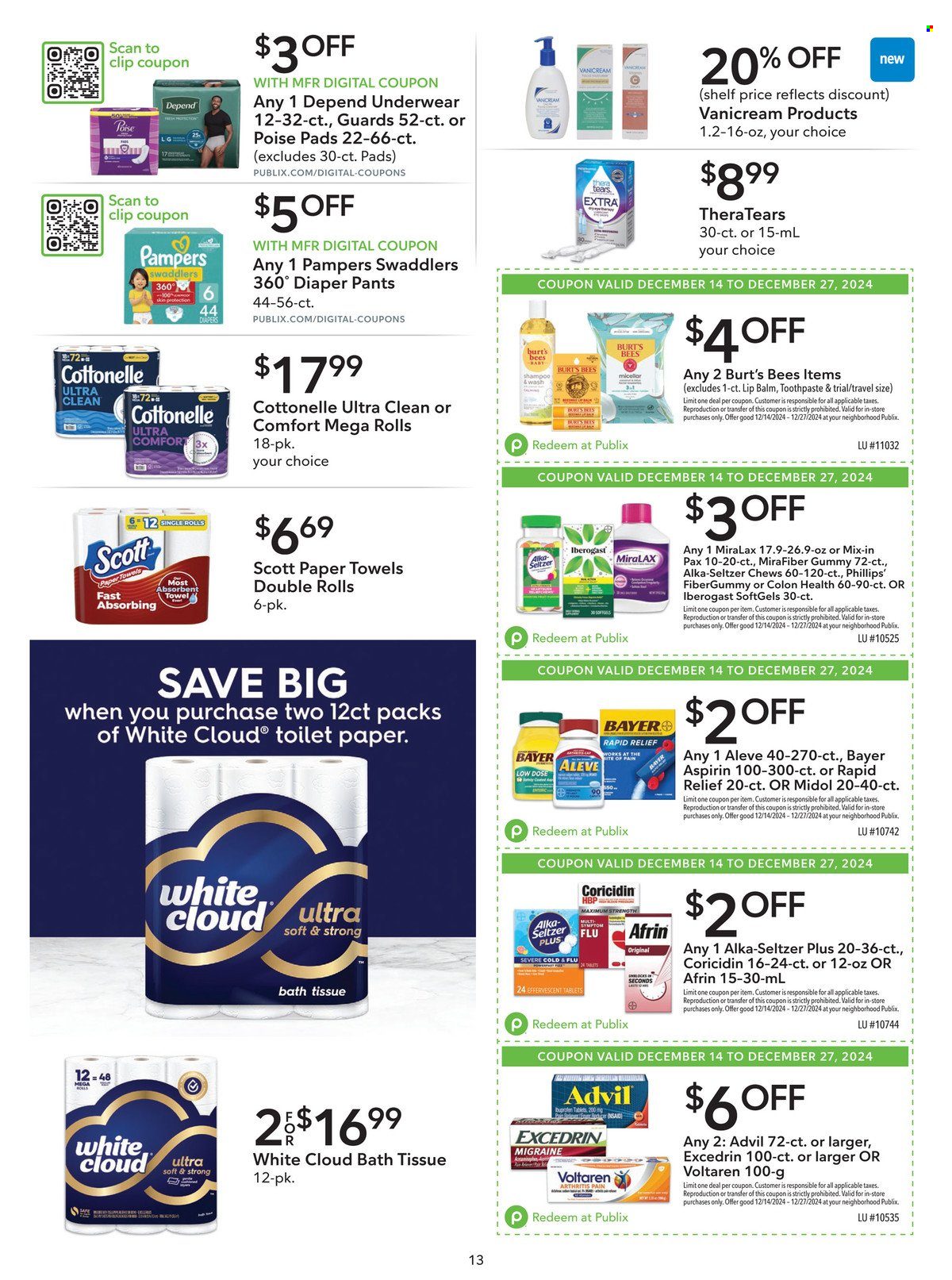 Publix ad - 12/14/2024 - 12/27/2024. Page 13