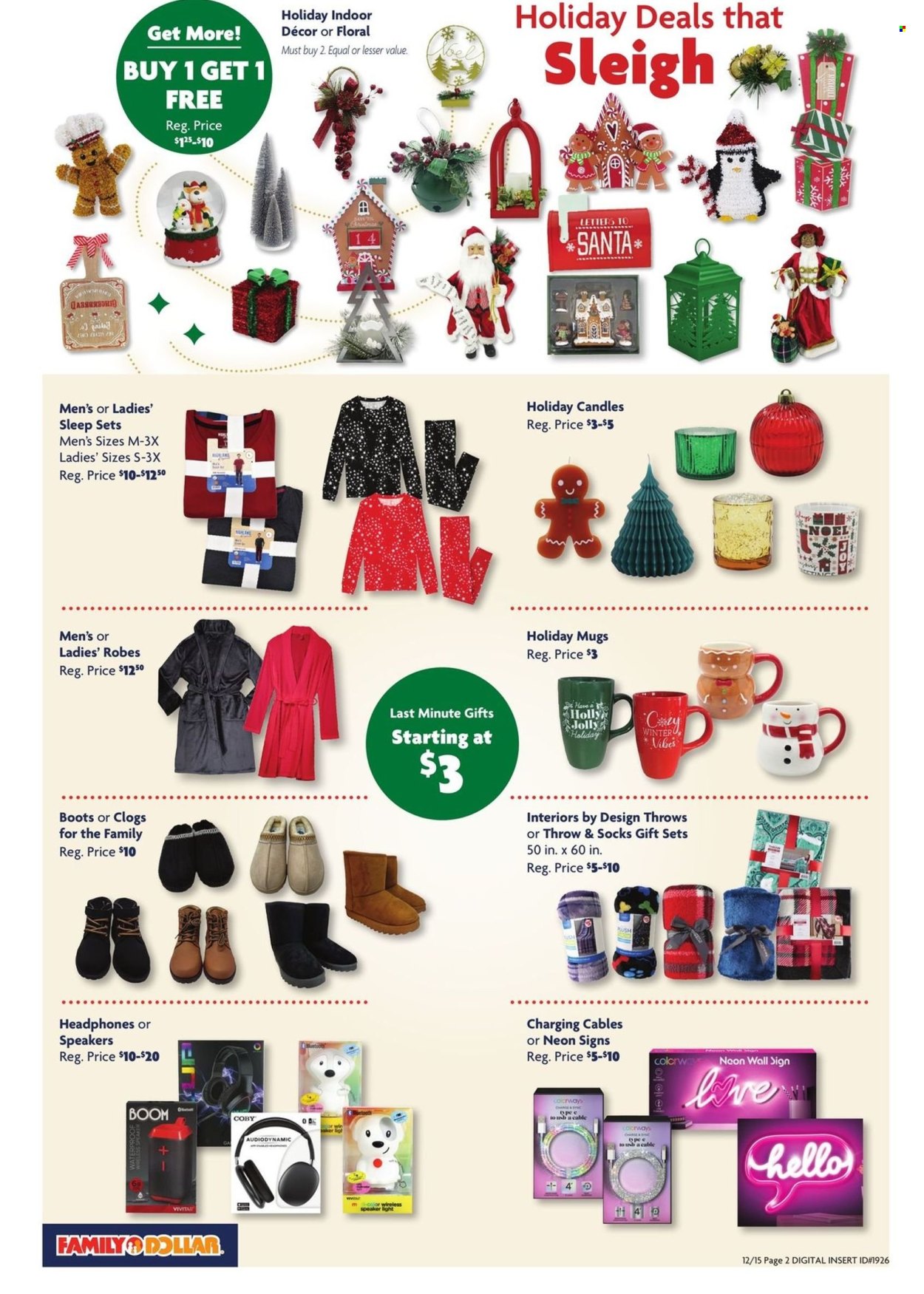Family Dollar ad - 12/15/2024 - 12/21/2024. Page 2
