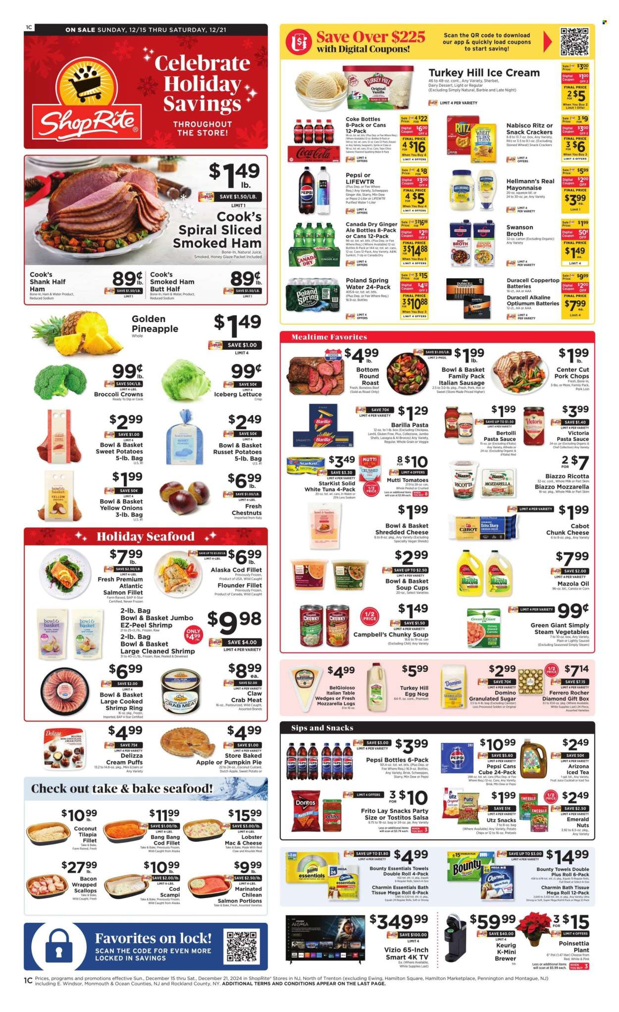 ShopRite ad - 12/15/2024 - 12/21/2024. Page 1