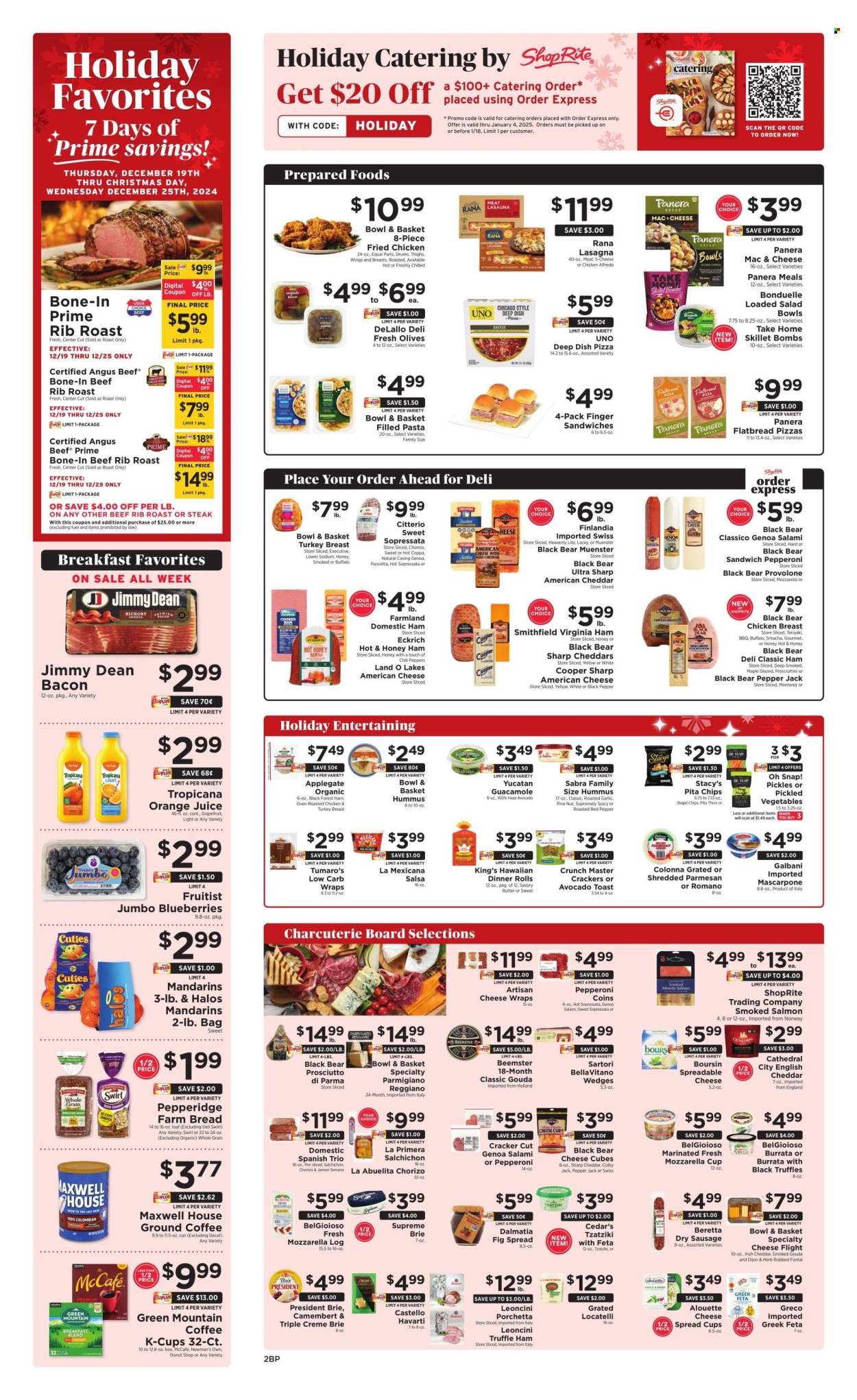 ShopRite ad - 12/15/2024 - 12/21/2024. Page 2