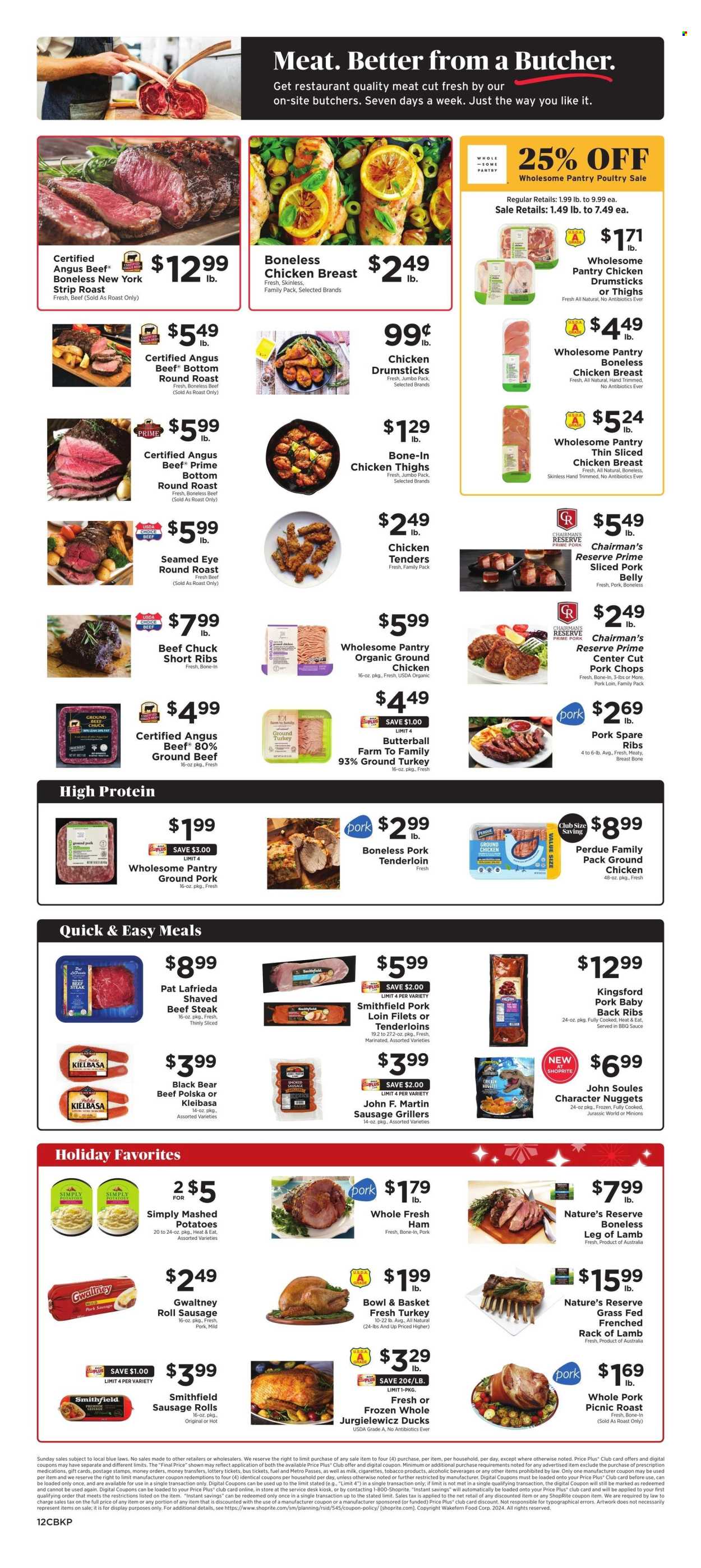 ShopRite ad - 12/15/2024 - 12/21/2024. Page 12