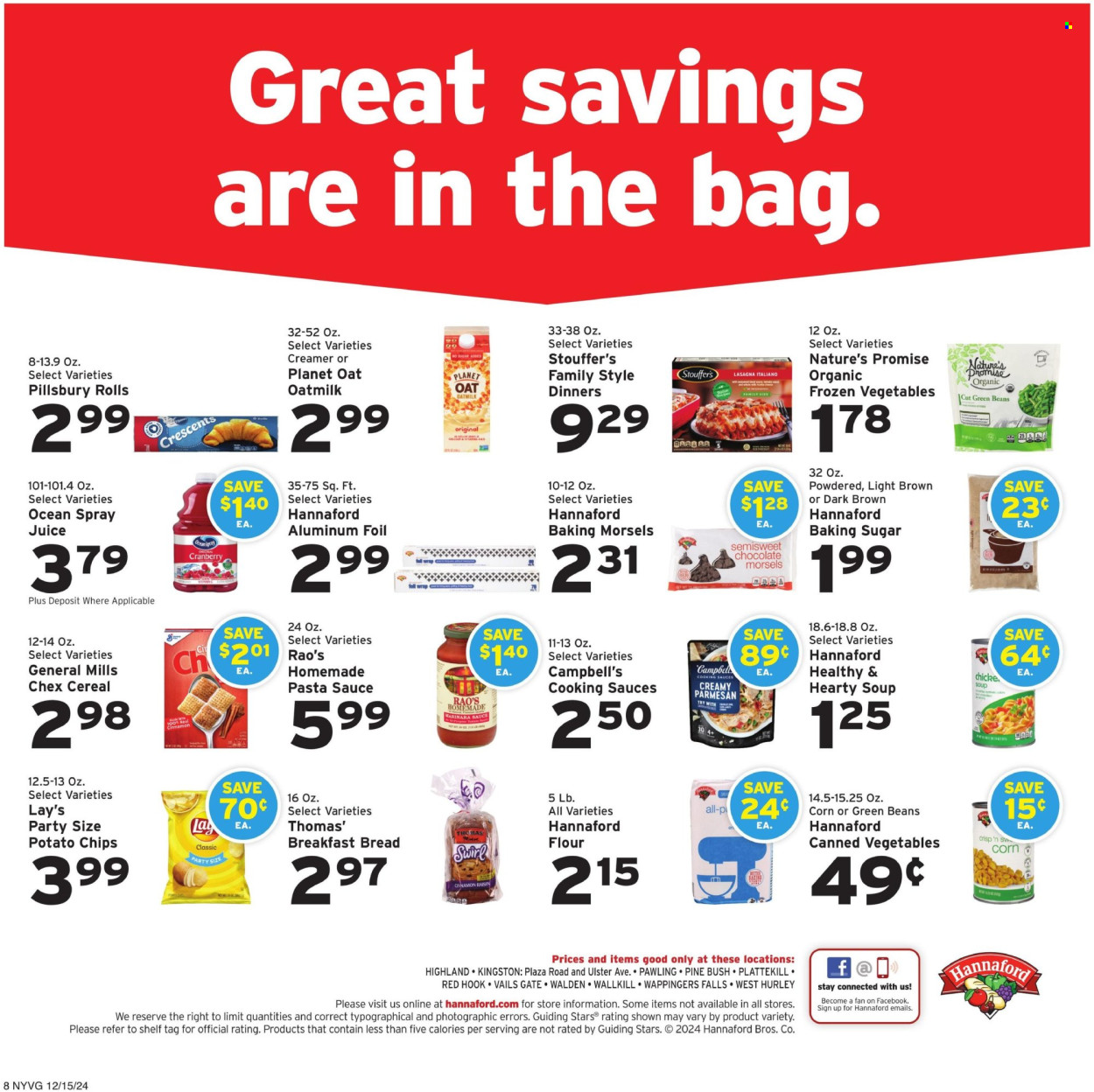 Hannaford ad - 12/15/2024 - 12/21/2024. Page 19