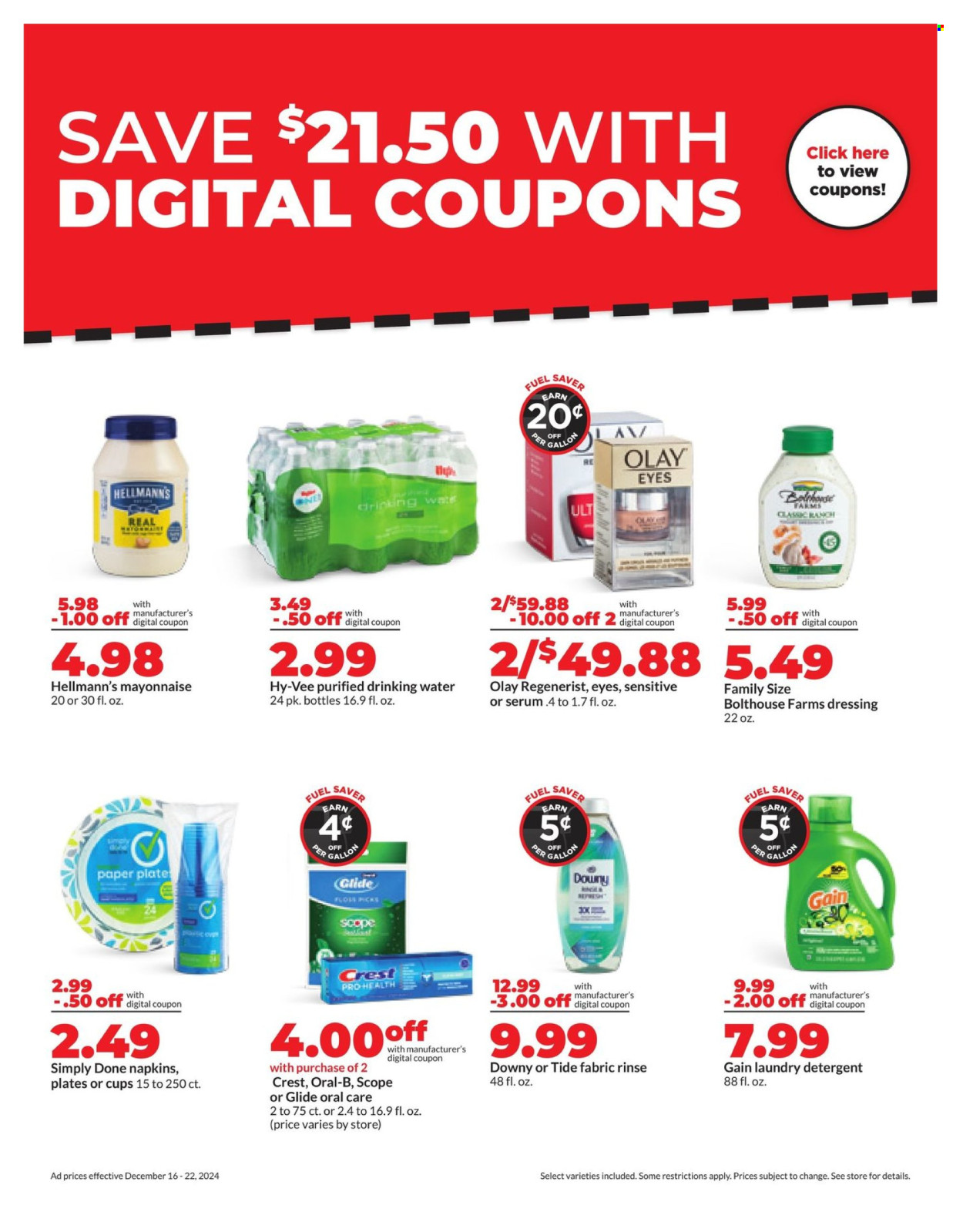 Hy-Vee ad - 12/16/2024 - 12/22/2024. Page 10