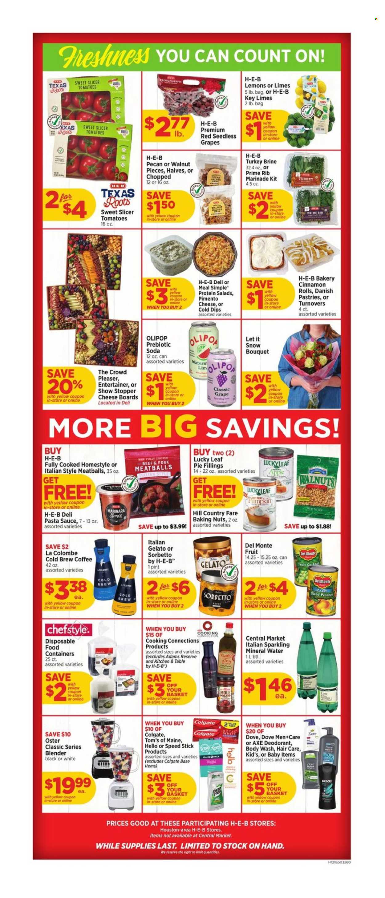 H-E-B ad - 12/18/2024 - 12/24/2024. Page 3