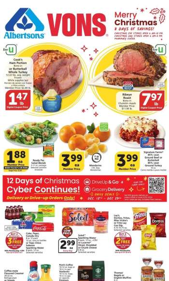 Vons Flyer - 12/18/2024 - 12/25/2024.