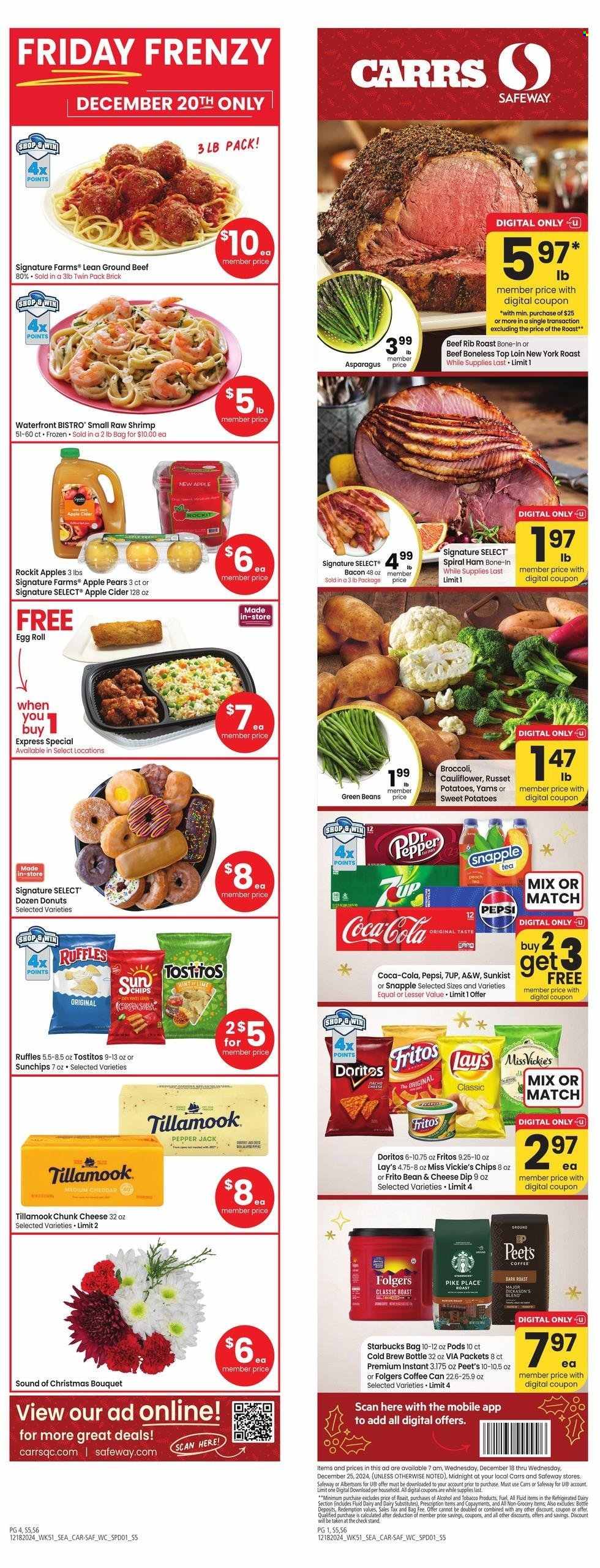 Safeway ad - 12/18/2024 - 12/24/2024. Page 1