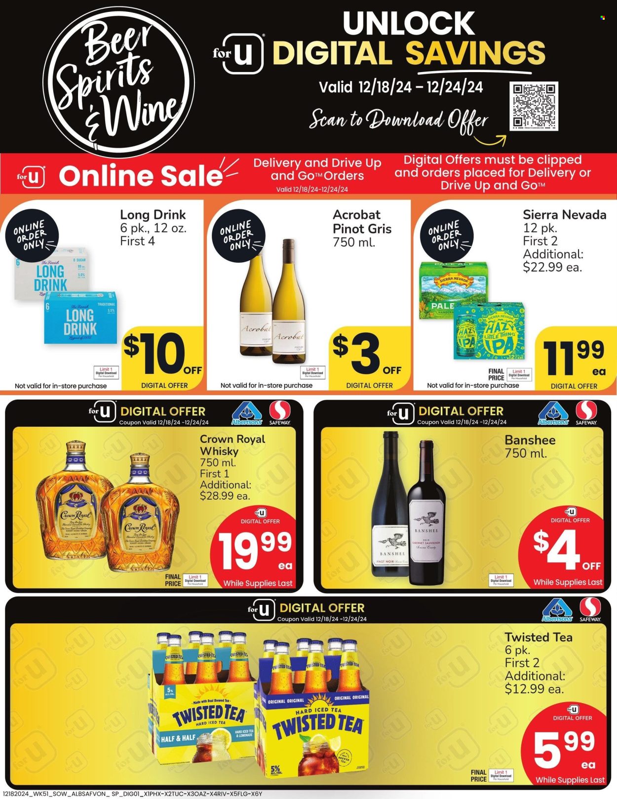Safeway ad - 12/18/2024 - 12/24/2024. Page 4