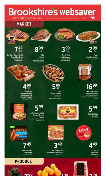 Brookshires Flyer - 12/18/2024 - 12/24/2024.