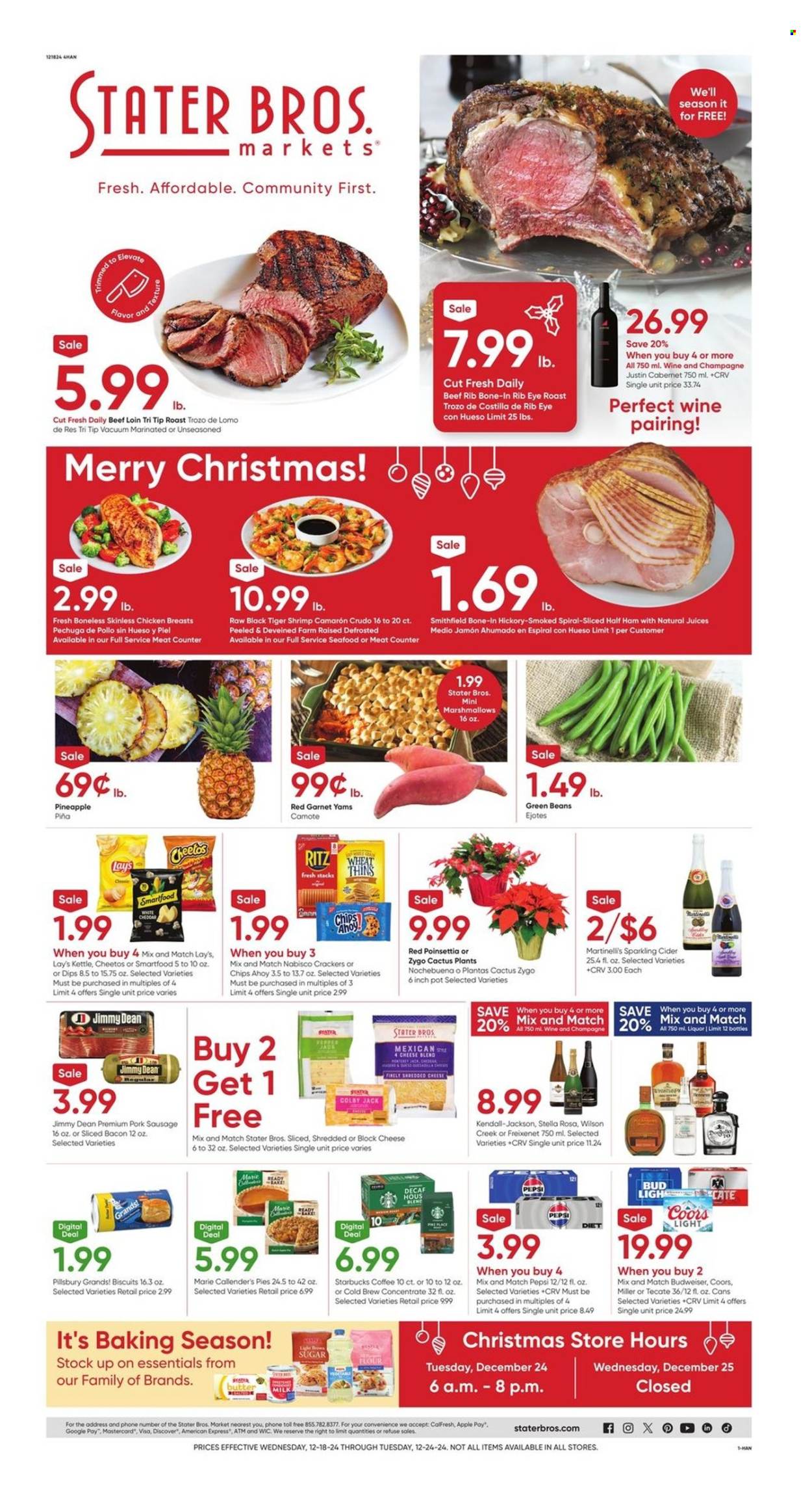 Stater Bros. ad - 12/18/2024 - 12/24/2024. Page 1