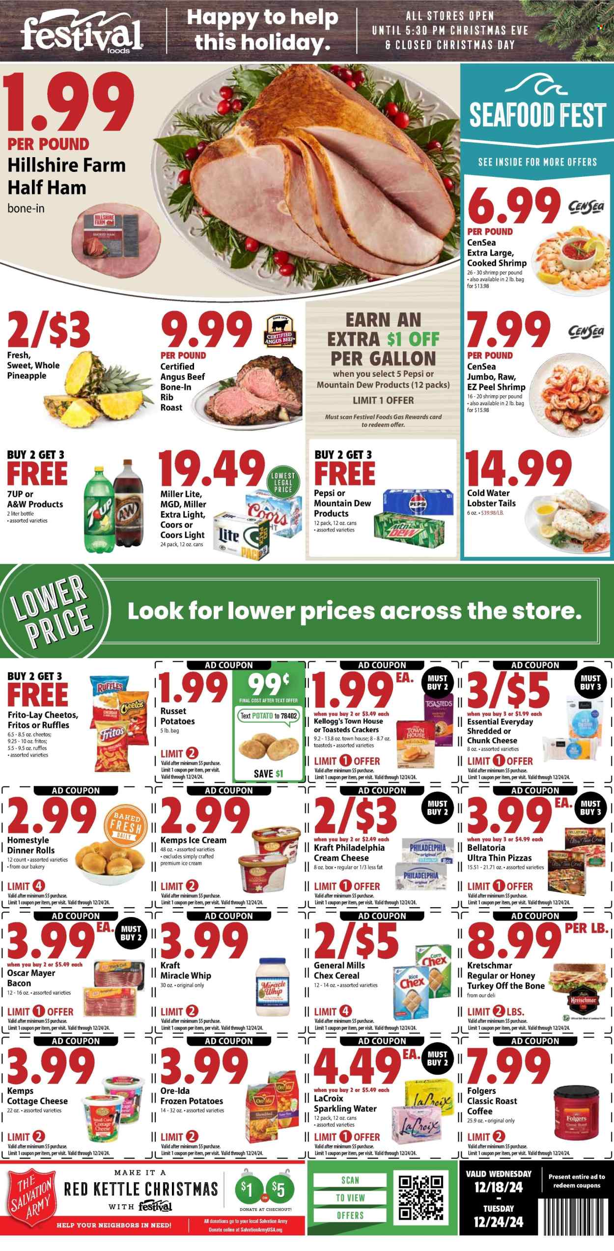 Festival Foods ad - 12/18/2024 - 12/24/2024. Page 1